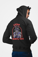 Satan wats you zip hoodie