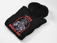 Satan wants you Hoodie