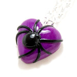 Halsband Spider Love Purple