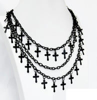 Halsband Svarta Kors