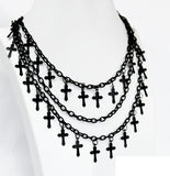 Halsband Svarta Kors
