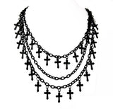Halsband Svarta Kors