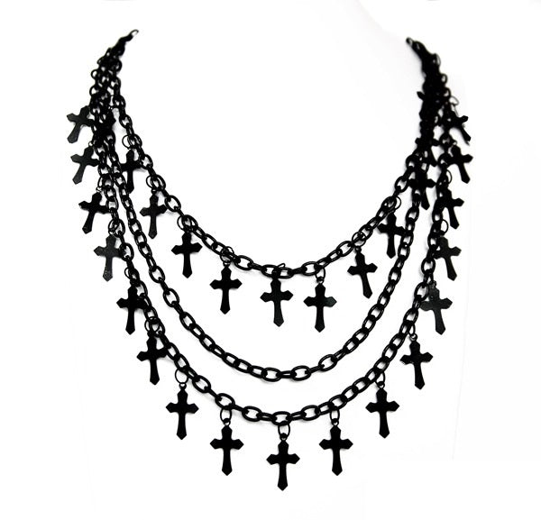 Halsband Svarta Kors
