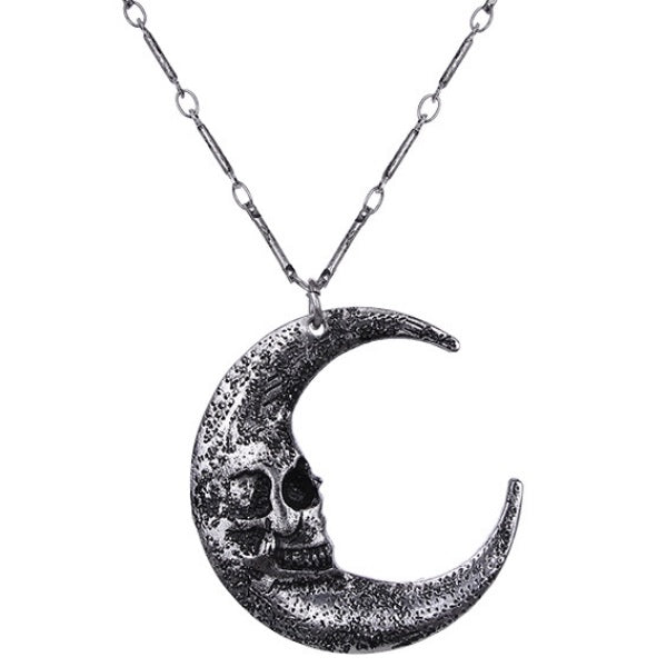 Halsband Skull Moon